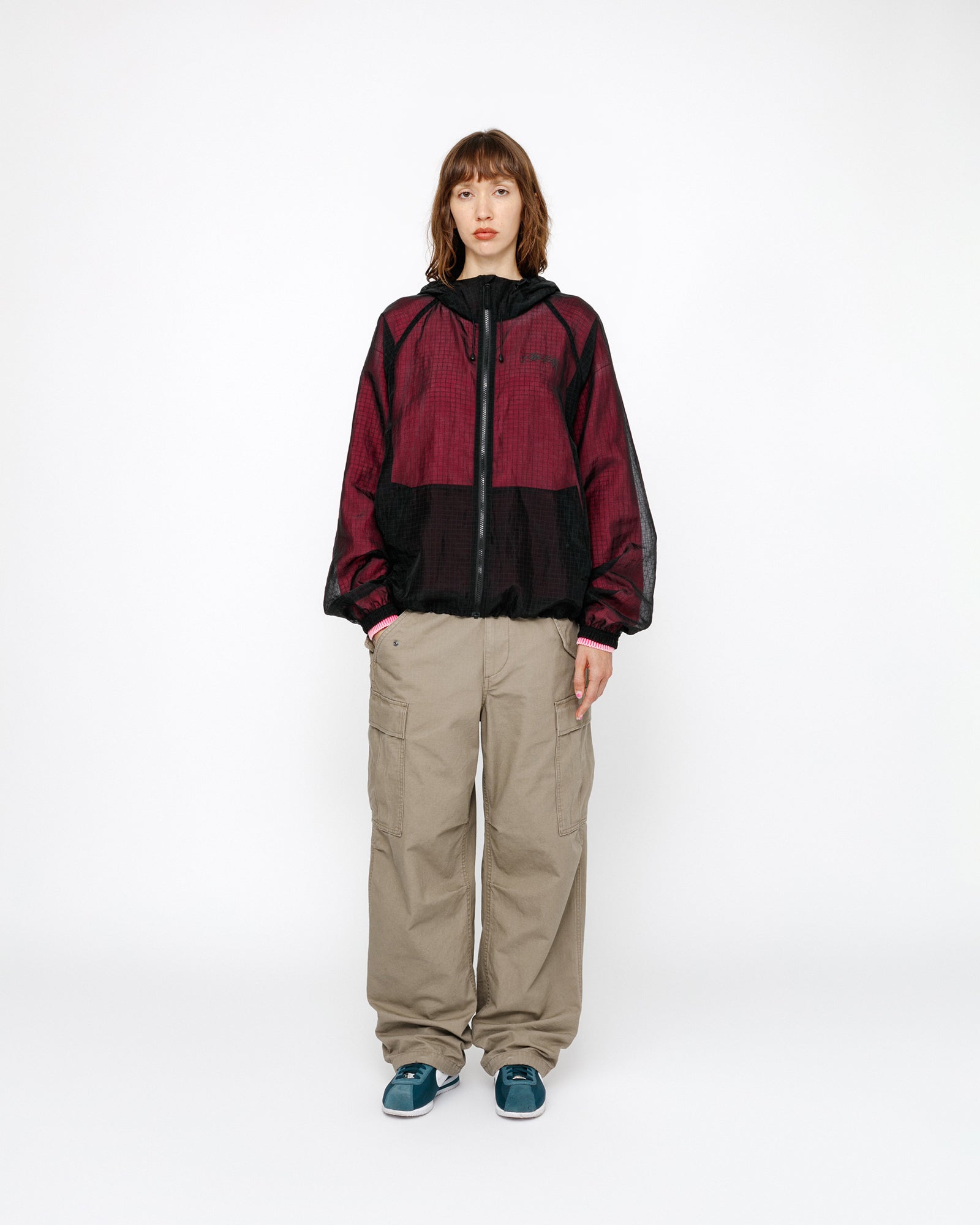 ᐈStussy BEACH SHELL TRANSPARENT RIPSTOP ( 115779 )- цена