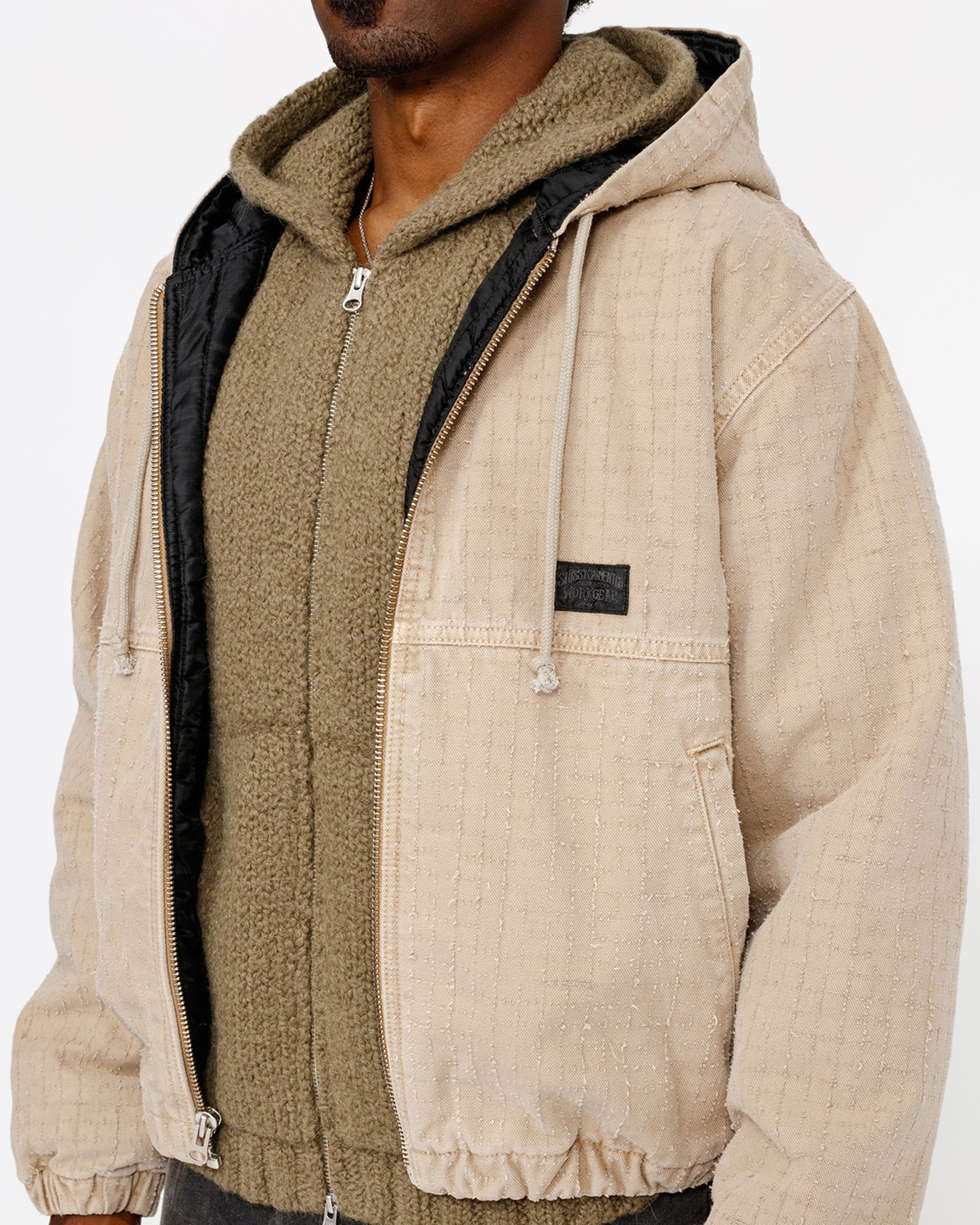 ᐈ Stussy WORK JACKET CANVAS NEEDLE PUNCH ( 115793 ) - ціна 15640