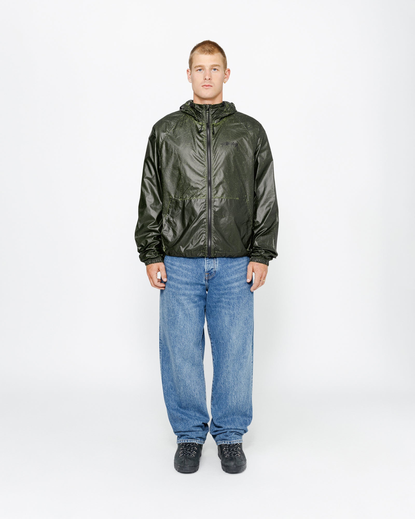 スケートボード STUSSY BEACH SHELL CRACKED RIPSTOP STUSSY BEACH SHELL CRACKED RIPSTOP