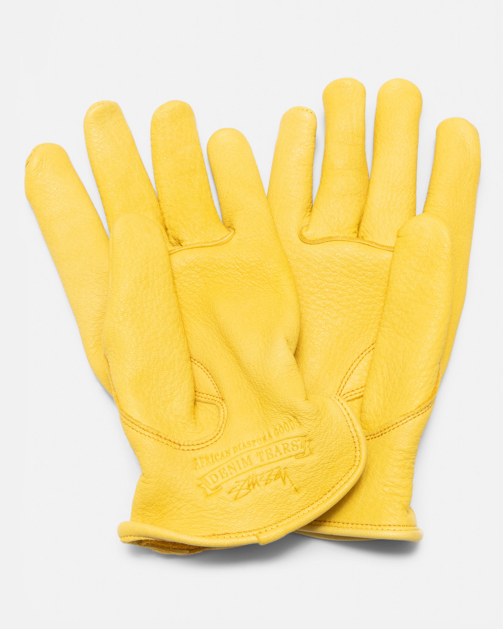 【STUSSY】★グローブ★ STUSSY & DENIM TEARS LEATHER GLOVES Buy Stussy x Denim Tears Leather Gloves 'Yellow' - 338409