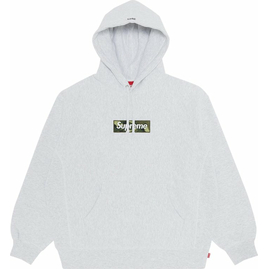 Худи Supreme Box Logo Hooded Sweatshirt 'Ash Grey' (FW23SW56-ASH-GREY), Размер: M, фото 