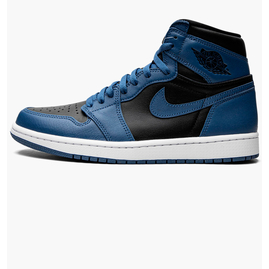 Кросівки Air Jordan 1 High Og Black/Blue 555088-404, Розмір: 38, фото 