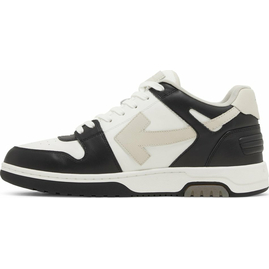 OFF-WHITE Out Of Office OOO Low Tops White Black White, Размер: 44, фото 