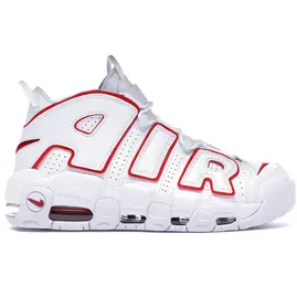 Nike Air More Uptempo White Varsity Red Outline, Размер: 37.5, Наличие: Склад США (10-24 дня), фото 