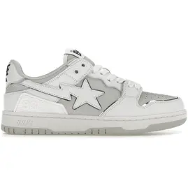 A Bathing Ape Bape SK8 Sta White Silver Grey, Размер: 42, Наличие: Склад США (10-24 дня), фото 