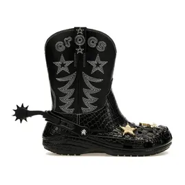 Crocs Classic Cowboy Boot Black, Розмір: 36-37, Наявність: Склад США (10-24 дня), фото 