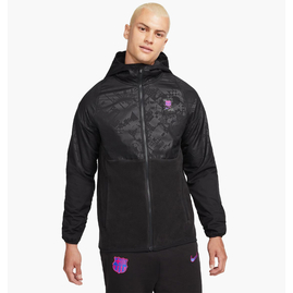 Вітровка чоловіча Nike F.C. Barcelona Awf Woven Jacket Black Db7797-014, Размер: S, Наличие: Склад (1-3 дня), фото 