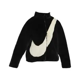 Nike Womens Oversized Swoosh Logo Jacket Black/Fossil, Размер: XS, Наличие: Склад США (10-24 дня), фото 