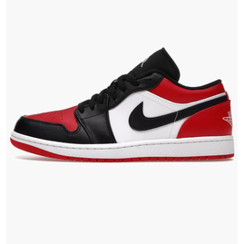 Кросівки чоловічі Air Jordan 1 Low Red/Black 553558-612, Розмір: 45, Наявність: Склад (1-3 дня), фото 