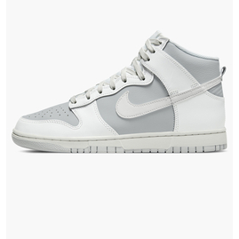 Кросівки чоловічі Nike Dunk High Retro White/Grey Dj6189-100, Розмір: 45.5, Наявність: Склад (1-3 дня), фото 