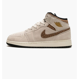 Кросівки дитячі Air Jordan 1 Mid Se Brown Elephant Beige DZ5369-102, Размер: 39, Наличие: Склад (1-3 дня), фото 