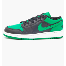 Кросівки унісекс Air Jordan Air 1 Low Junior Black/Green 553560-065, Размер: 36, Наличие: Склад (1-3 дня), фото 