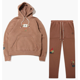 Спортивний костюм чоловічий Air Jordan X Travis Scott Brown Do4097-256&Do4093-256, Размер: XS, Наличие: Склад (1-3 дня), фото 