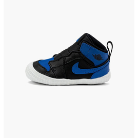 Кросівки дитячі Air Jordan 1 Retro High Og Royal Reimagined Infant Crib Lifestyle Shoe Black/Blue AT3745-007, Размер: 18.5, Наличие: Склад (1-3 дня), фото 