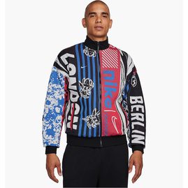 Олімпійка чоловіча Nike Culture Of Football Therma-Fit Full-Zip Soccer Jacket Multi FN2395-010, Размер: L, Наличие: Склад (1-3 дня), фото 