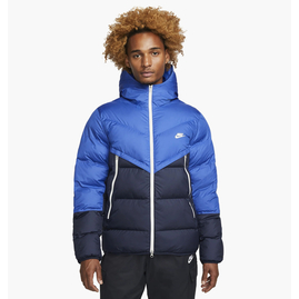Пуховик чоловічий Nike M Nk Sf Wr Pl-Fld Hd Jkt Blue Dr9605-480, Размер: XL, Наличие: Склад (1-3 дня), фото 