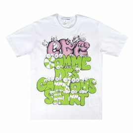 COMME DES GARÇONS SHIRT X KAWS PRINT T-SHIRT, Размер: L, Наличие: Склад (1-3 дня), фото 