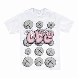 COMME DES GARÇONS SHIRT X KAWS PRINT T-SHIRT, Размер: XL, Наличие: Склад (1-3 дня), фото 