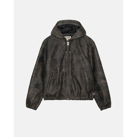 Stussy WORK JACKET STONEWASH LEATHER, Размер: S, Наличие: Склад США (10-24 дня), фото 