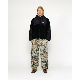 Stussy SHERPA PANELED HOODED JACKET, Размер: XS, Наличие: Склад США (10-24 дня), фото 