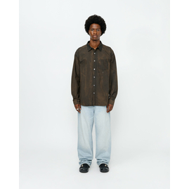 Stussy CLASSIC LS SHIRT SPRAYED, Размер: S, Наличие: Склад США (10-24 дня), фото 