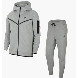 Спортивний костюм чоловічий Nike M Nsw Tch Flc Hoodie Fz Wr Grey Cu4489-063&Cu4495-063, Размер: XL, Наличие: Склад (1-3 дня), фото 