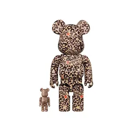Bearbrick Amplifier 100% & 400% Set Leopard Print, Наличие: Склад США (10-24 дня), фото 