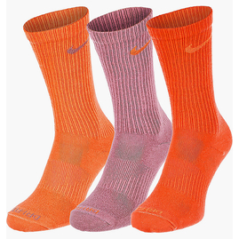 Шкарпетки унісекс Nike Ed Plus Ltwt Cr 3Pr 132 Orange/Pink DC7537-907, Размер: M, Наличие: Склад (1-3 дня), фото 