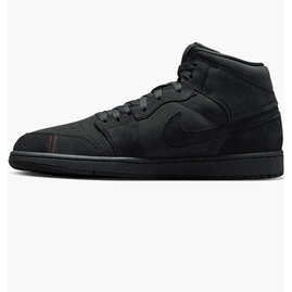 Кросівки чоловічі Air Jordan 1 Mid Se Craft Monochrome Black FD8634-001, Размер: 42, Наличие: Склад (1-3 дня), фото 