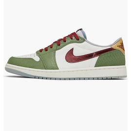 Кросівки чоловічі Air Jordan 1 Retro Low Og Green/White FN3727-100, Размер: 42, Наличие: Склад (1-3 дня), фото 