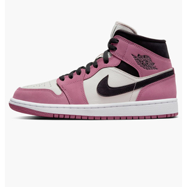 Кросівки жіночі Air Jordan 1 Mid Pink/White Dc7267-500, Размер: 36.5, Наличие: Склад (1-3 дня), фото 