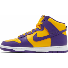 Мужские кроссовки NIKE DUNK HI RETRO VIOLET/YELLOW (DD1399-500), Розмір: 44.5, Наявність: Склад (1-3 дня), фото 