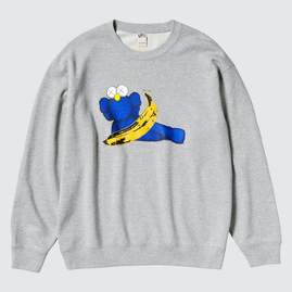 Кофта KAWS + Warhol Grey Sweater, Размер: L, Наличие: Забрать сейчас, фото 