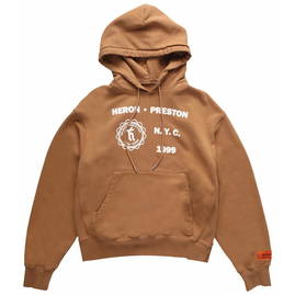 Heron Preston Medieval Heron Hoodie 'Tobacco Brown/White', Размер: M, Наличие: Забрать сейчас, фото 