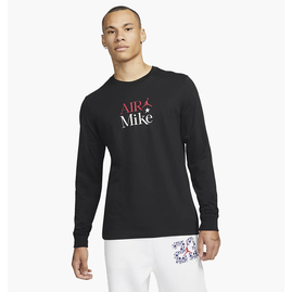 Лонгслів чоловічий Air Jordan Sport Dna Graphic Long-Sleeve T-Shirt Black Dh8976-010, Размер: XL, Наличие: Склад (1-3 дня), фото 