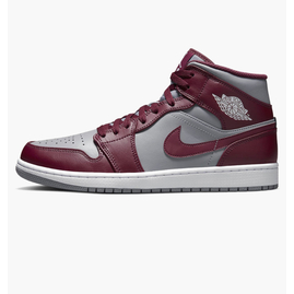 Кросівки чоловічі Nike Air Jordan 1 Mid Red/Grey Dq8426-615, Размер: 42, Наличие: Склад (1-3 дня), фото 