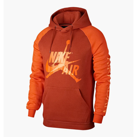 Худі чоловіче Nike Air Jordan Jumpman Classics Fleece Po Hoodie Orange BV6010-246, Размер: M, Наличие: Склад (1-3 дня), фото 