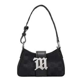 MISBHV Black Nylon Monogram Small Shoulder Bag , Размер: MISC, Наличие: Забрать сейчас, фото 