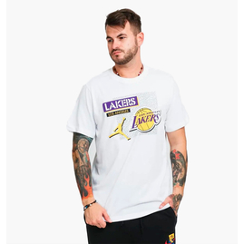 Футболка чоловіча Air Jordan Nba Dri-Fit Los Angeles Lakers White Da6628-010, Размер: S, Наличие: Склад (1-3 дня), фото 