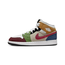 Підліткові кросівки NIKE AIR JORDAN 1 MID SE (GS) DR6957-100, Размер: 40, Наличие: Склад (1-3 дня), фото 