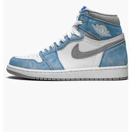 Кросівки чоловічі Air Jordan 1 Retro High Og White/Light Blue 555088-402, Розмір: 44.5, Наявність: Склад (1-3 дня), фото 