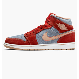 Кросівки чоловічі Air Jordan 1 Mid Se Red/Light Blue Dm4352-600, Розмір: 47, Наявність: Склад (1-3 дня), фото 