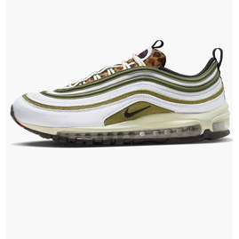Кросівки чоловічі Nike Air Max 97 Goes Wild With A Leopard Tongue White/Olive DX8973-100, Розмір: 41, Наявність: Склад (1-3 дня), фото 