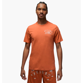 Футболка чоловіча Air Jordan T-Shirt Artist Series By Umar Rashid Orange DX9559-812, Размер: S, Наличие: Склад (1-3 дня), фото 