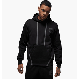 Худі чоловіче Air Jordan Paris Saint-Germain Fleece Pullover Hoodie Black DZ2923-010, Размер: M, Наличие: Склад (1-3 дня), фото 