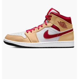 Кросівки жіночі Nike Air Jordan 1 Mid (Gs) Beige 554725-201, Размер: 38.5, Наличие: Склад (1-3 дня), фото 