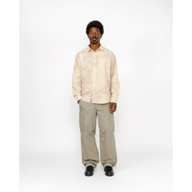 Stussy CLASSIC LS SHIRT BLEACHED POPLIN, Размер: S, Наличие: Склад США (10-24 дня), фото 