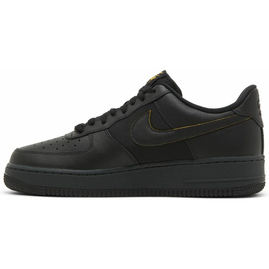 Кроссовки Nike Air Force 1 '07 'Black University Gold' (FZ4617-001), Размер: 45, Наличие: Забрать сейчас, фото 