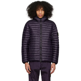 Stone Island Purple Garment-Dyed Down Jacket, Размер: M, Наличие: Склад (1-3 дня), фото 