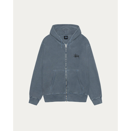 Stussy BASIC STÜSSY ZIP HOODIE PIGMENT DYED, Розмір: S, Наявність: Склад США (10-24 дня), фото 